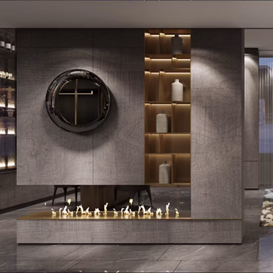 Fabrik-Direktverkauf von Echtholz-Furnier-Innenarchitektur-Tür- und Schrankböden