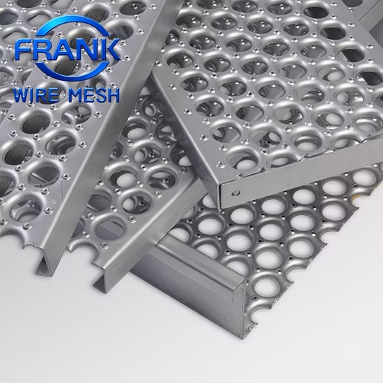 Diamantloch-Aluminium-Griffstrebe, rutschfestes Sicherheitsgitter